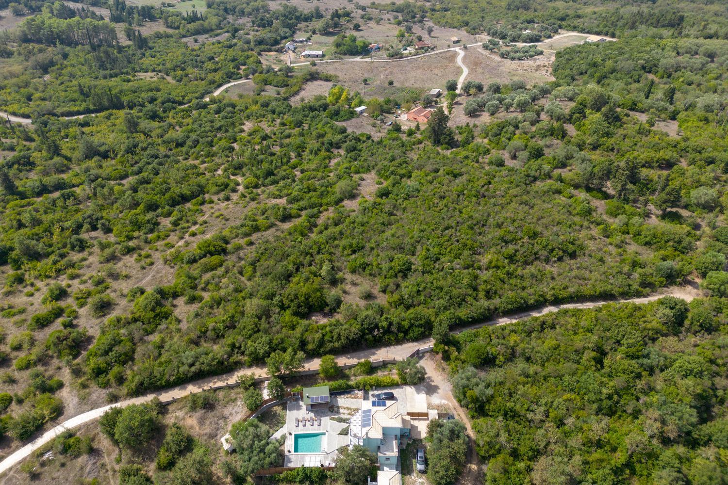 Villa Serenity - off grid villa Pouládes Exteriör bild